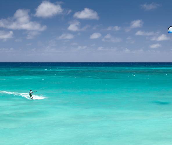 Zanzibar. Kitesurfers paradise